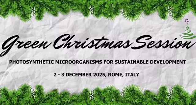 Mario attended Photosynthetic Microorganisms for Sustainable Development Conference